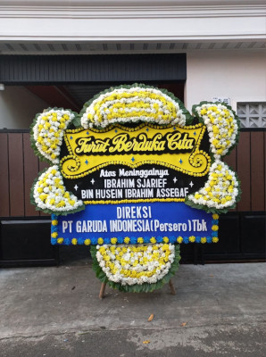 Papan Bunga Duka di Upau
